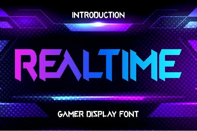 Realtime Gamer - Personal Use font