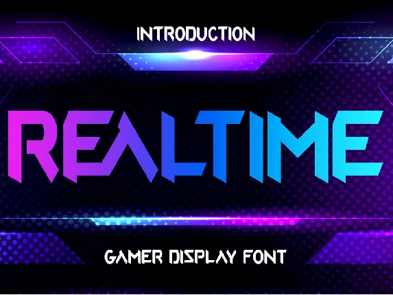 Realtime Gamer - Personal Use font