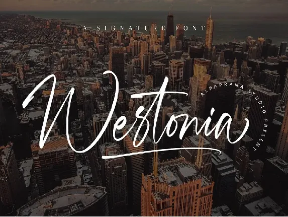 Westonia font