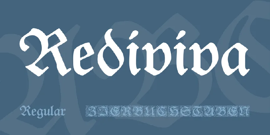 Rediviva font