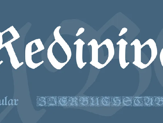 Rediviva font