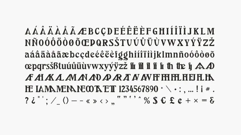 Pettingill Slab Serif font