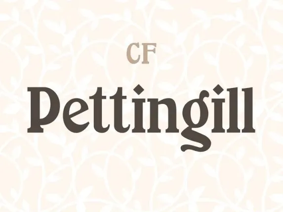 Pettingill Slab Serif font