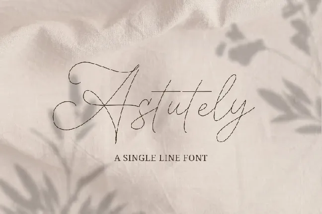 Astutely font