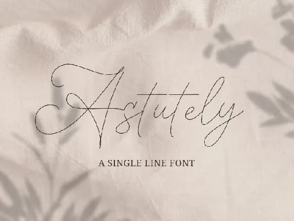 Astutely font