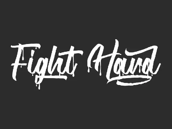 Fight Hard font