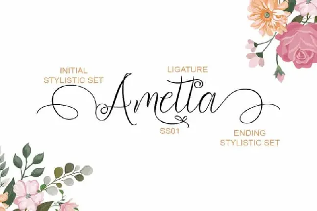 Qanethya Calligraphy font