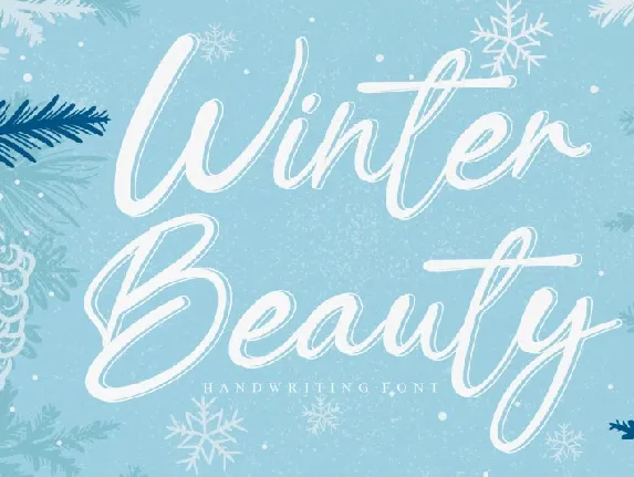 Winter Beauty Script font