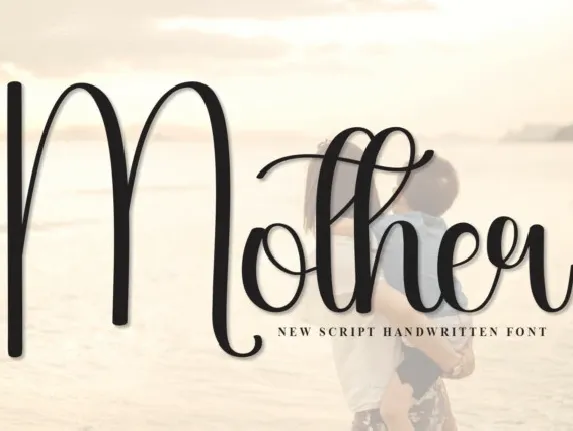 Mother Script font