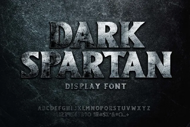 Dark Spartan font