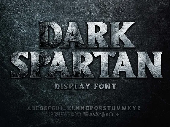 Dark Spartan font