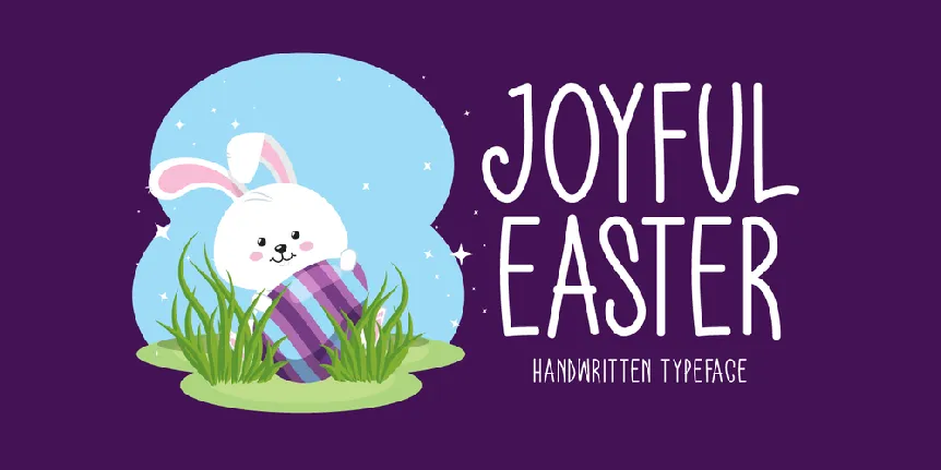 Joyful Easter font