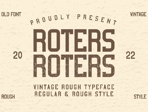 Roters font