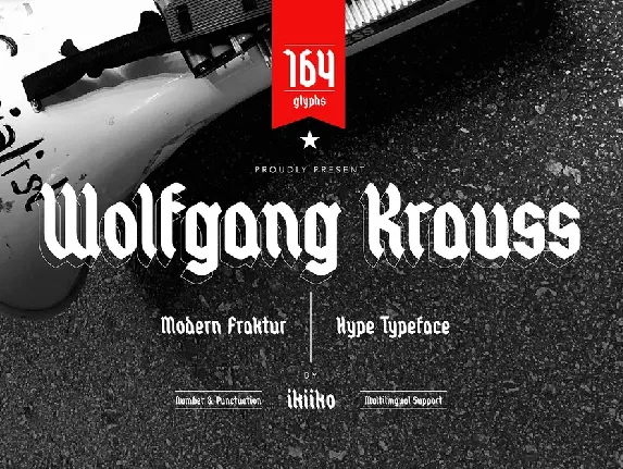 Wolfgang Krauss font