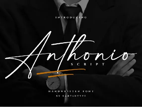 Anthonio Script font