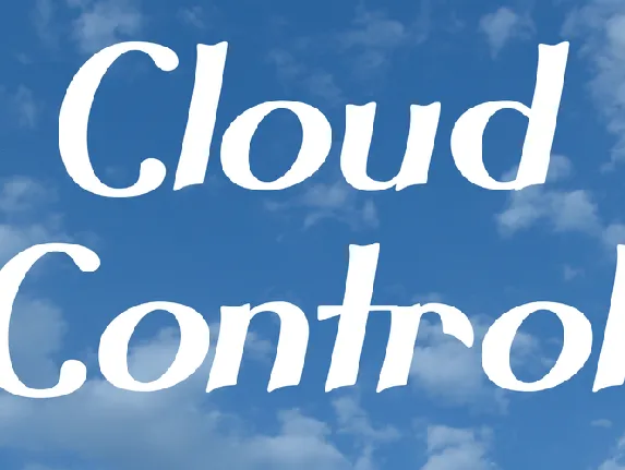 Cloud Control font