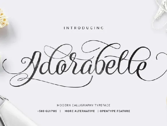 Adorabelle font