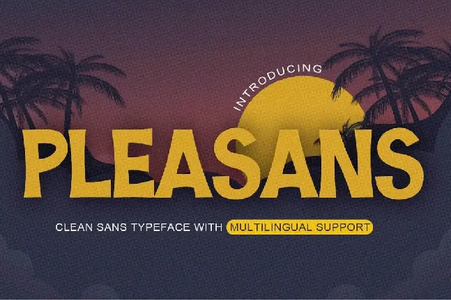 Pleasans font