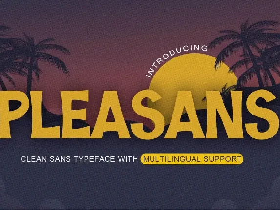 Pleasans font