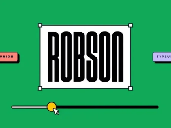 Robson Family font