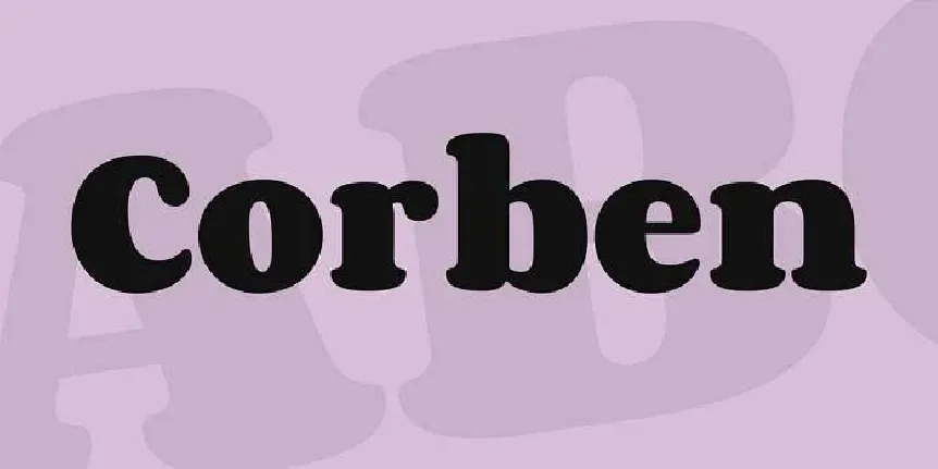 Corben Family font