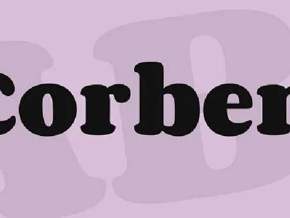 Corben Family font