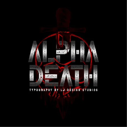 Alpha Death Typeface font