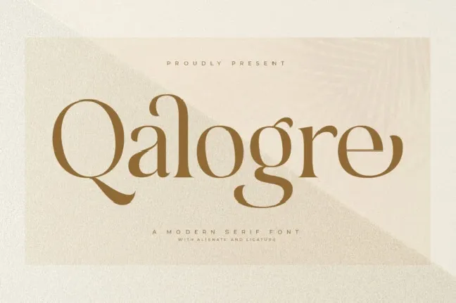 Qalogre font