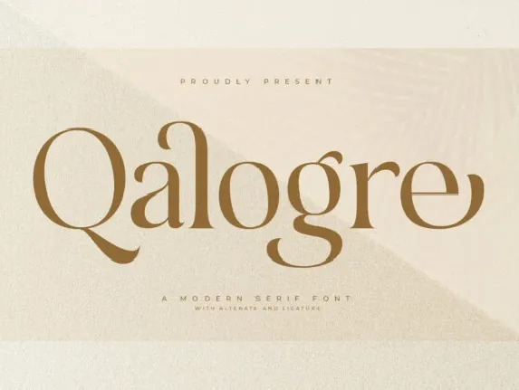 Qalogre font