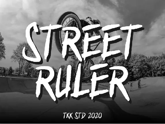 Street Ruler font