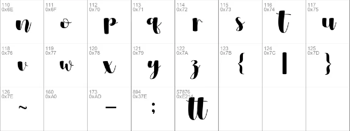 Bettins - Personal use font