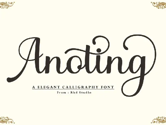 Anoting font