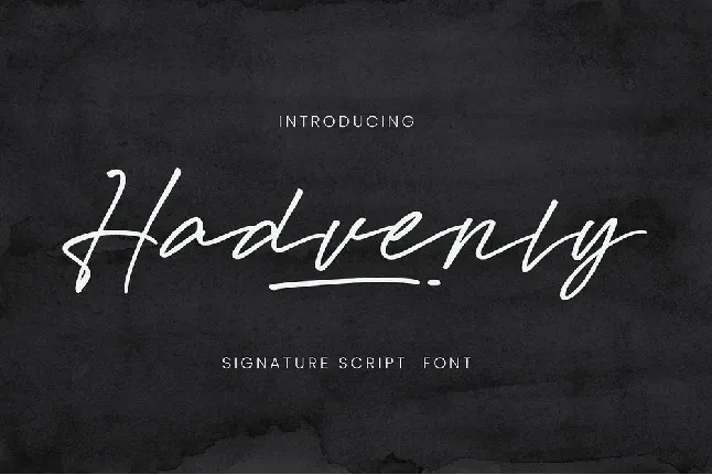 Hadvenly font