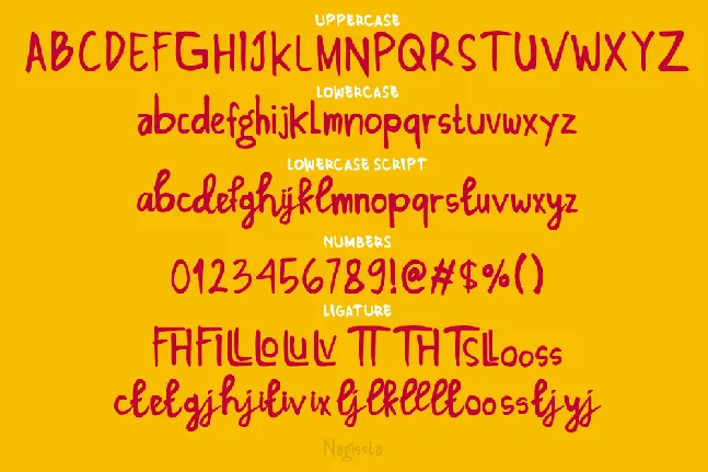 Nagissta Demo font