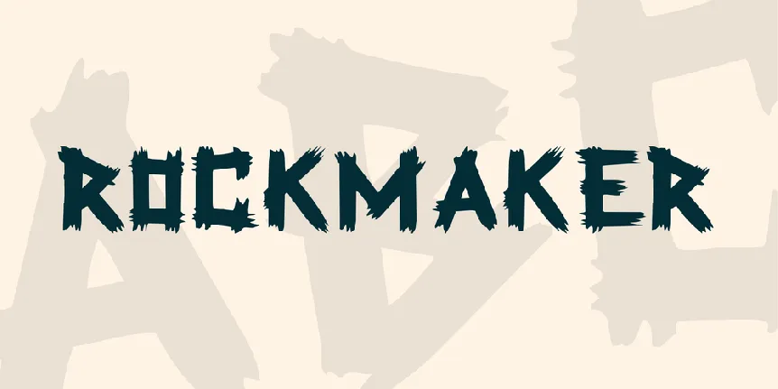 Rockmaker font