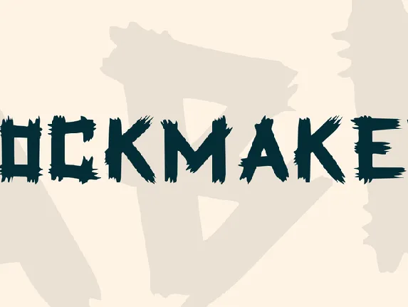 Rockmaker font