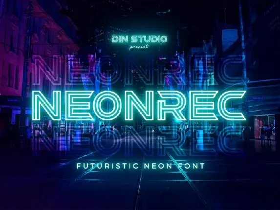 Neonrec font