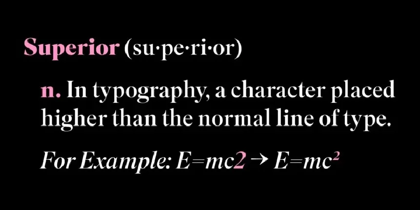 Superior Title Family font