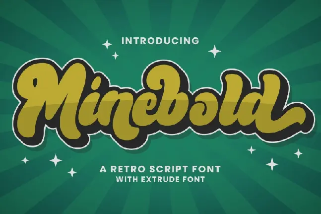 Minebold font