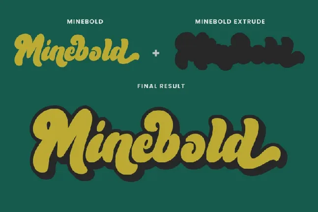 Minebold font