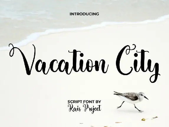 Vacation City font