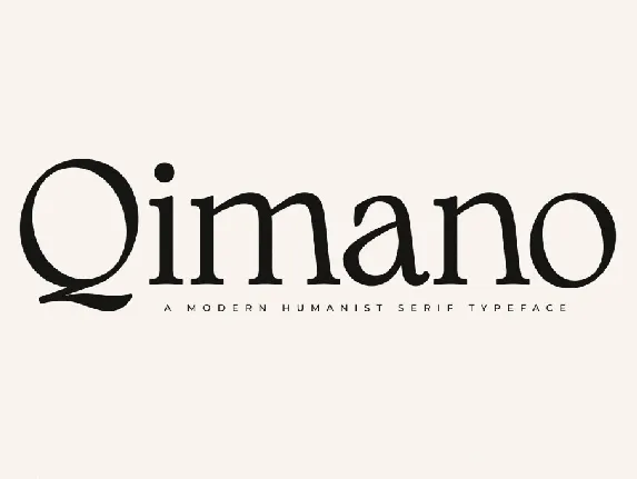 Qimano DEMO VERSION font