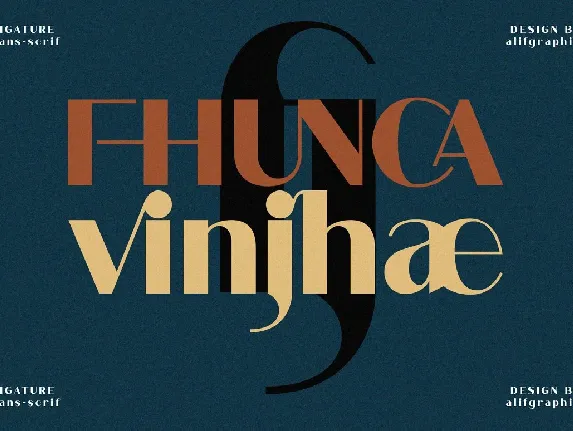 Fhunca Vinjhae font