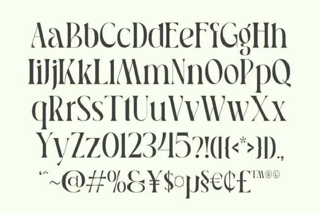 Pavon font