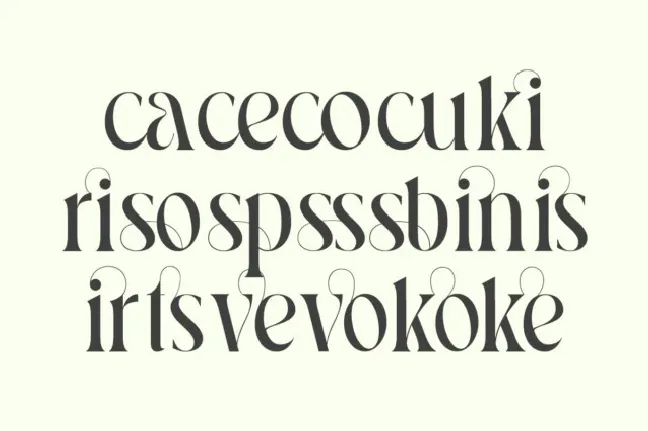 Pavon font