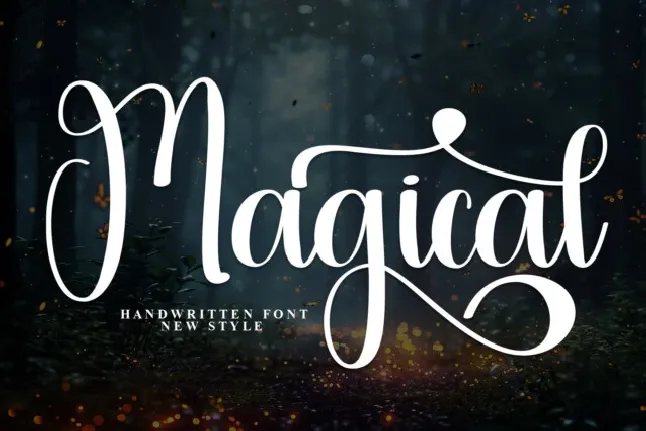 Magical Calligraphy font