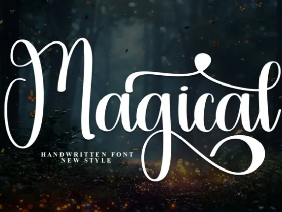 Magical Calligraphy font