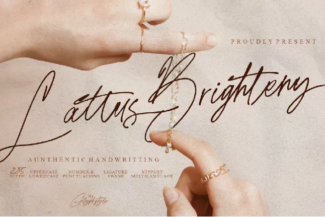 Lattus Brighteny Demo font