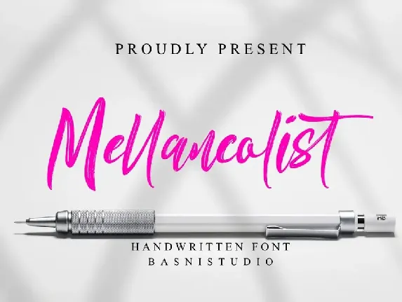 Mellancolist font