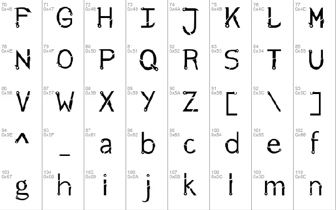 Kerambit font